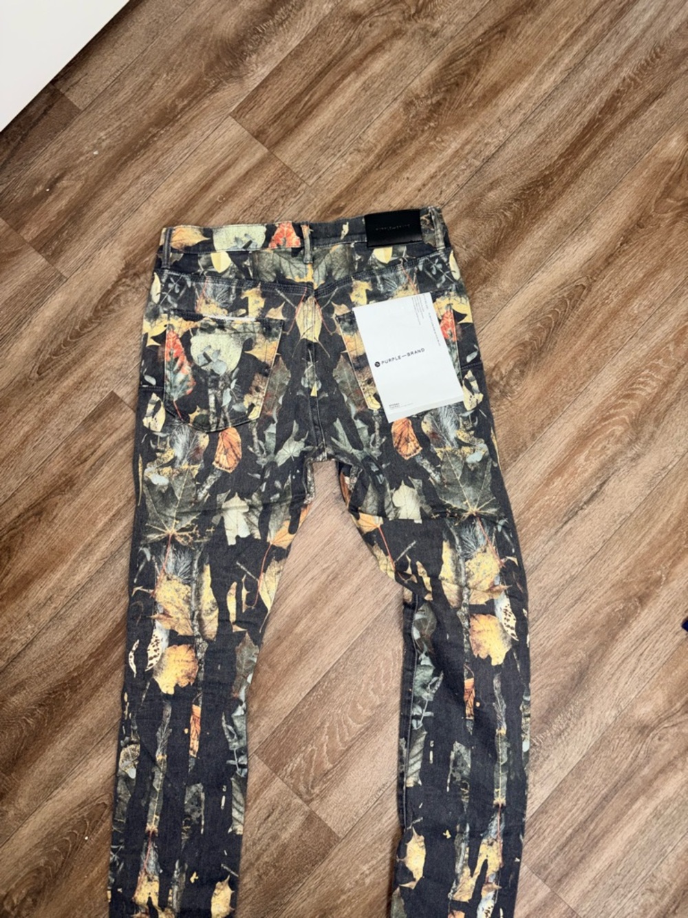 Men's camo Purple Brand skinny jeans - Picture 2 of 3